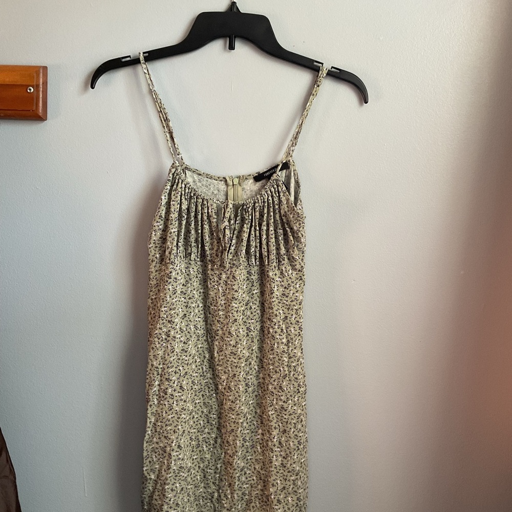 Forever 21 green Floral Dress